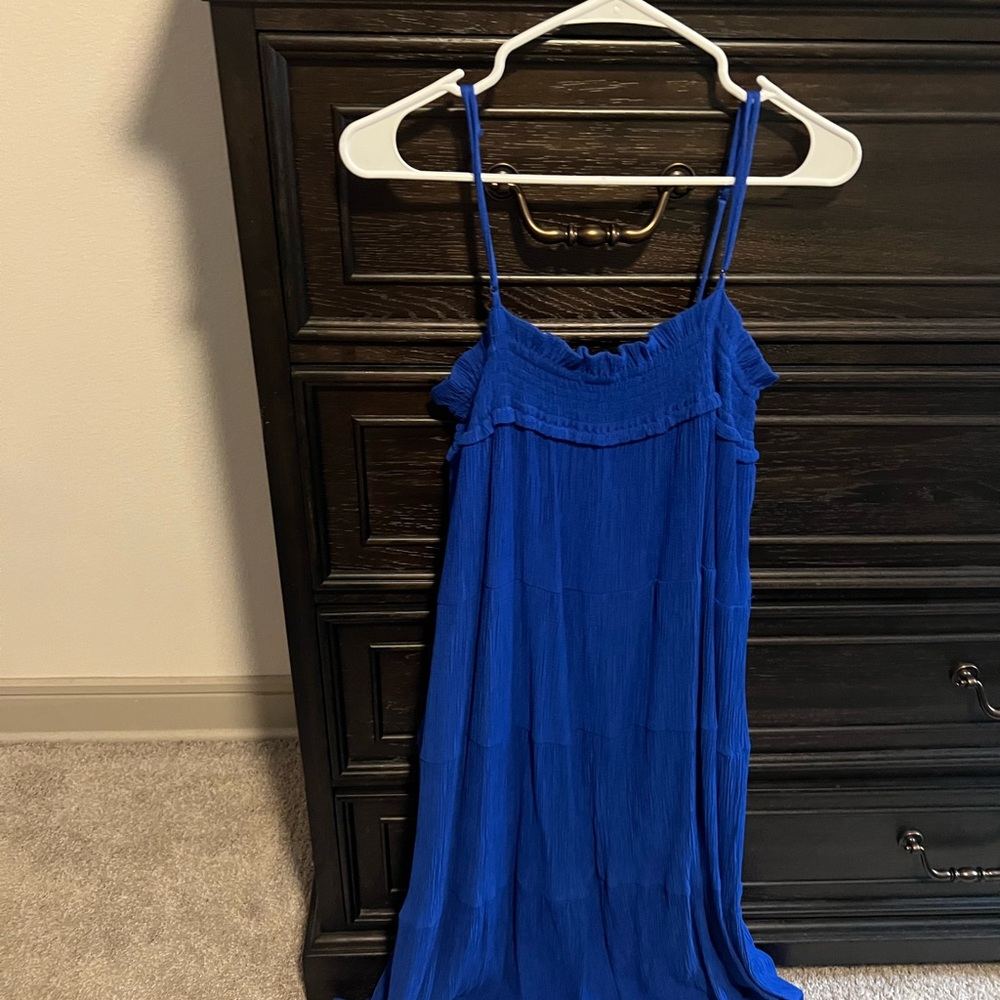 Gianni Bini Blue Midi Dress - Picture 3 of 3
